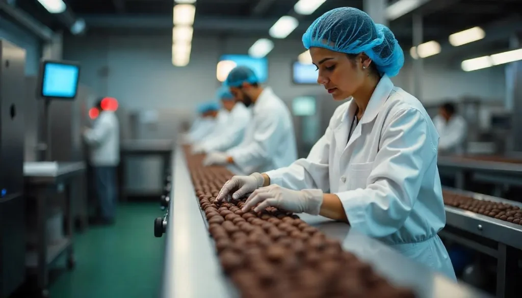 Real-time ingredient traceability dashboard for sweet manufacturing using LS Retail software