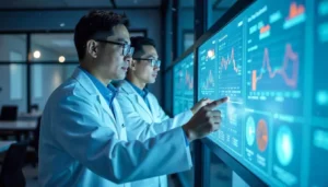 Pharma plant using Microsoft ERP for real-time quality control and compliance.