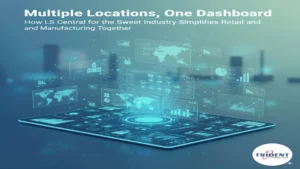 LS Central for the Sweet Industry unifying retail and manufacturing management across multiple locations in one dashboard.