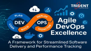 Agile DevOps workflow enabling faster releases and real-time performance tracking.