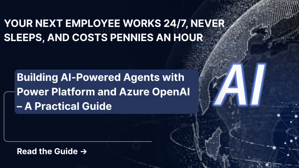 AI-powered agent built with Power Platform and Azure OpenAI automating business workflows and decisions.
