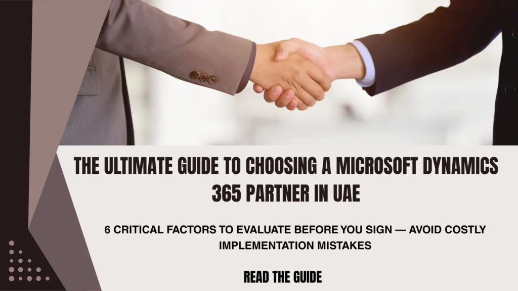 Business leaders evaluating a Microsoft Dynamics 365 partner in UAE for ERP implementation and digital transformation.