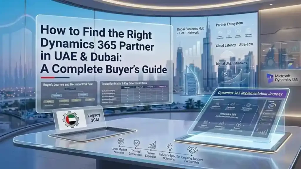 Guide to choosing the right Microsoft Dynamics 365 partner in UAE and Dubai for ERP, CRM, implementation, and support services