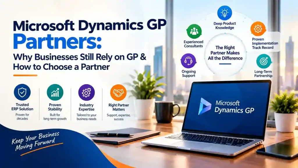 Microsoft Dynamics GP partners providing ERP support, system maintenance, and migration guidance for businesses using Dynamics GP