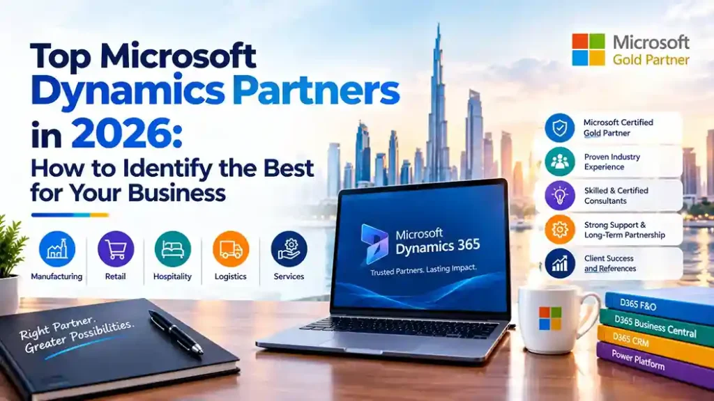 Top Microsoft Dynamics partners in 2026 helping businesses implement Dynamics 365 ERP, CRM, and business applications.